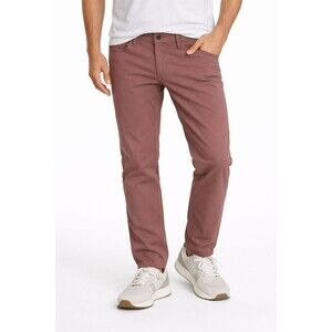 Vuori Meta Pants Men’s Athletic Slim Fit Performance Stretch Hazelnut 32x28